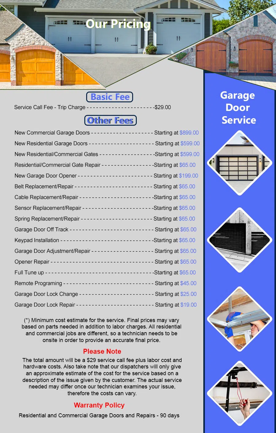 Metro Garage Door Repair Service Charlestown, IN 812-508-6933